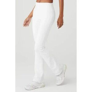 ALO Yoga White Boot Cut Pants